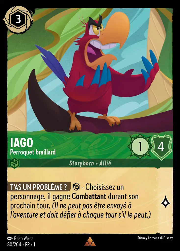 [Chapitre 1] Iago - Perroquet braillard
