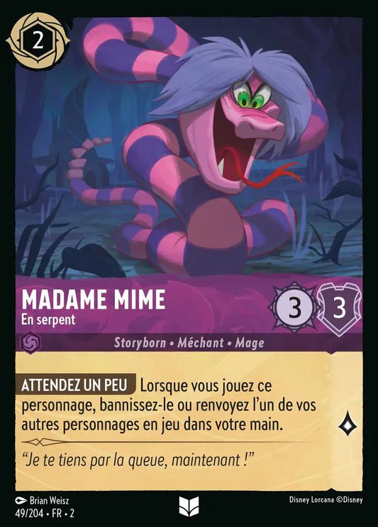 [Chapitre 2] Madame Mime - En serpent