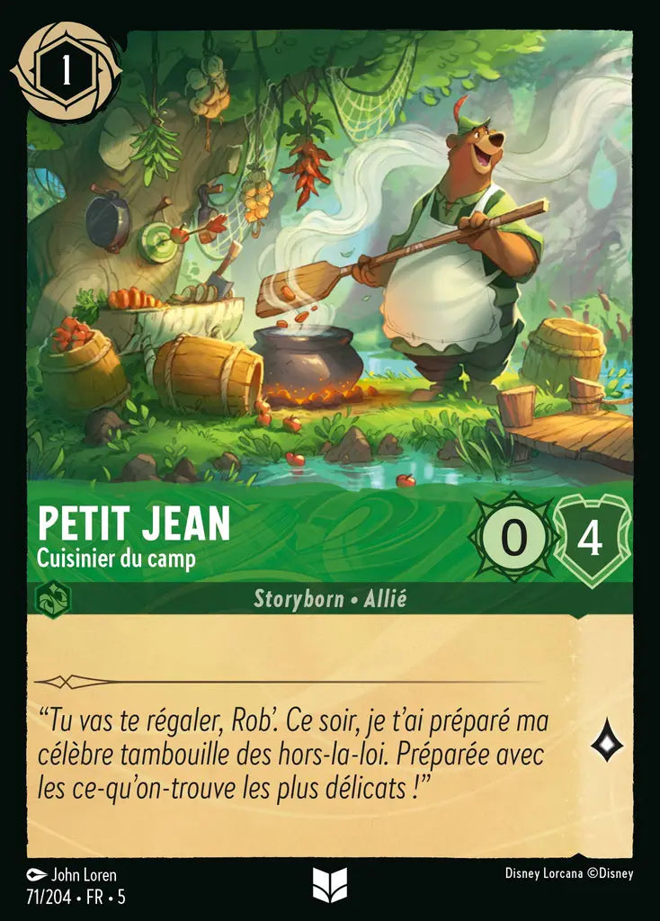 [Chapitre 5] Petit Jean - Cuisinier du camp