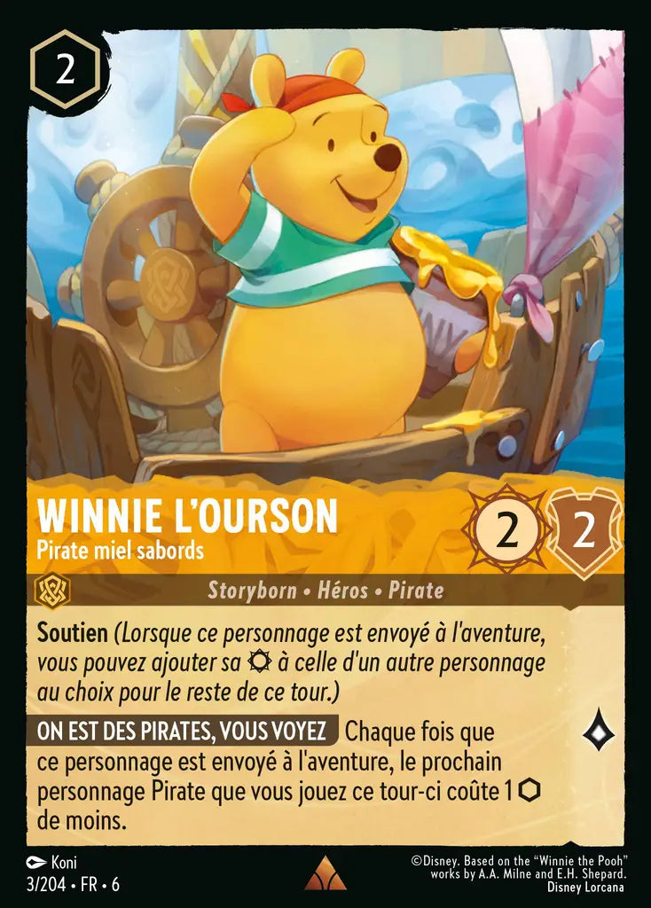 [Chapitre 6] Winnie l'ourson - Pirate miel sabords