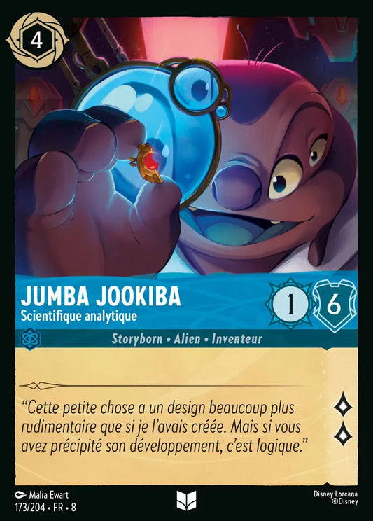 [Chapitre 8] Jumba Jookiba - Scientifique analytique