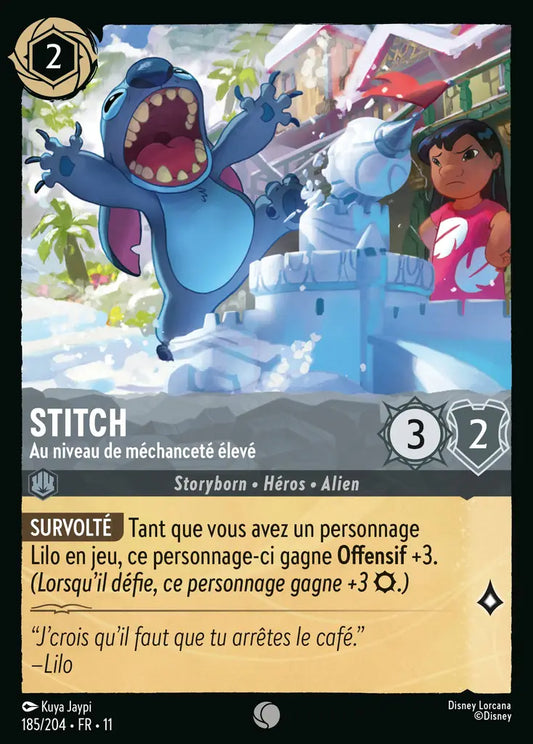 [Chapitre 11] Stitch - Au niveau de méchanceté élevé