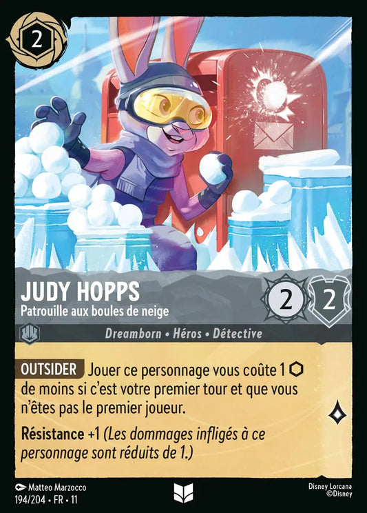 [Chapitre 11] Judy Hopps - Patrouille aux boules de neige