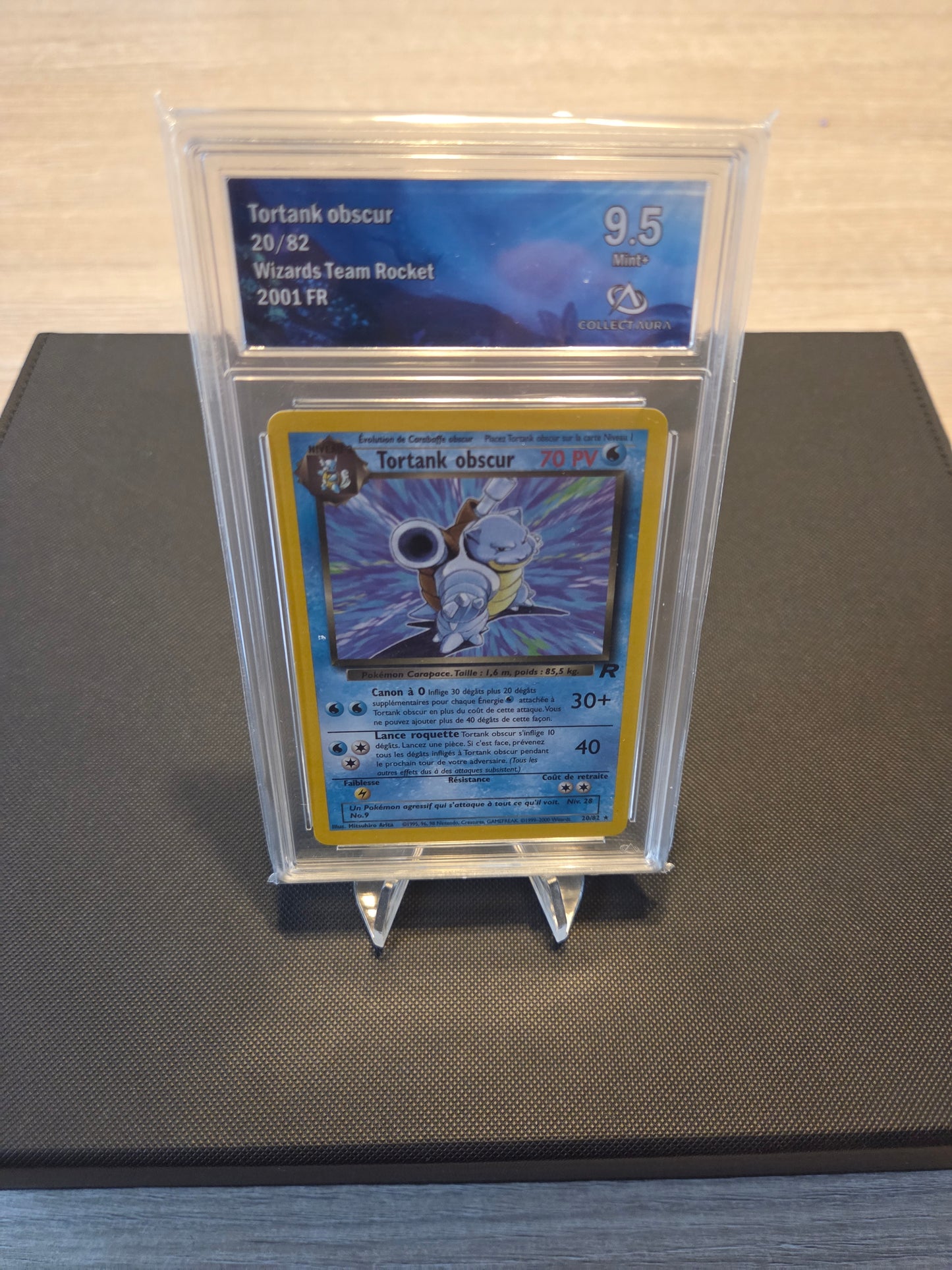 Tortank Obscur 20/82 - Team Rocket - FR 2001 - Collect Aura 9,5