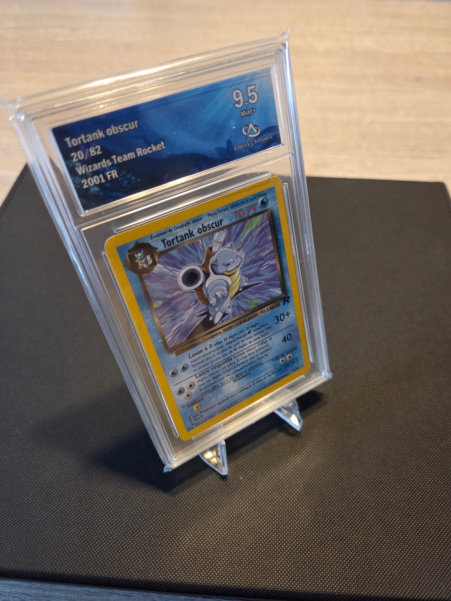 Tortank Obscur 20/82 - Team Rocket - FR 2001 - Collect Aura 9,5