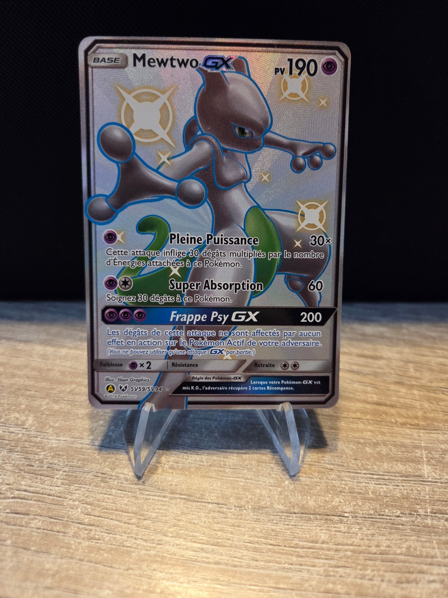 Mewtwo GX SV59/SV94 — Destinées Occultes — FR NM