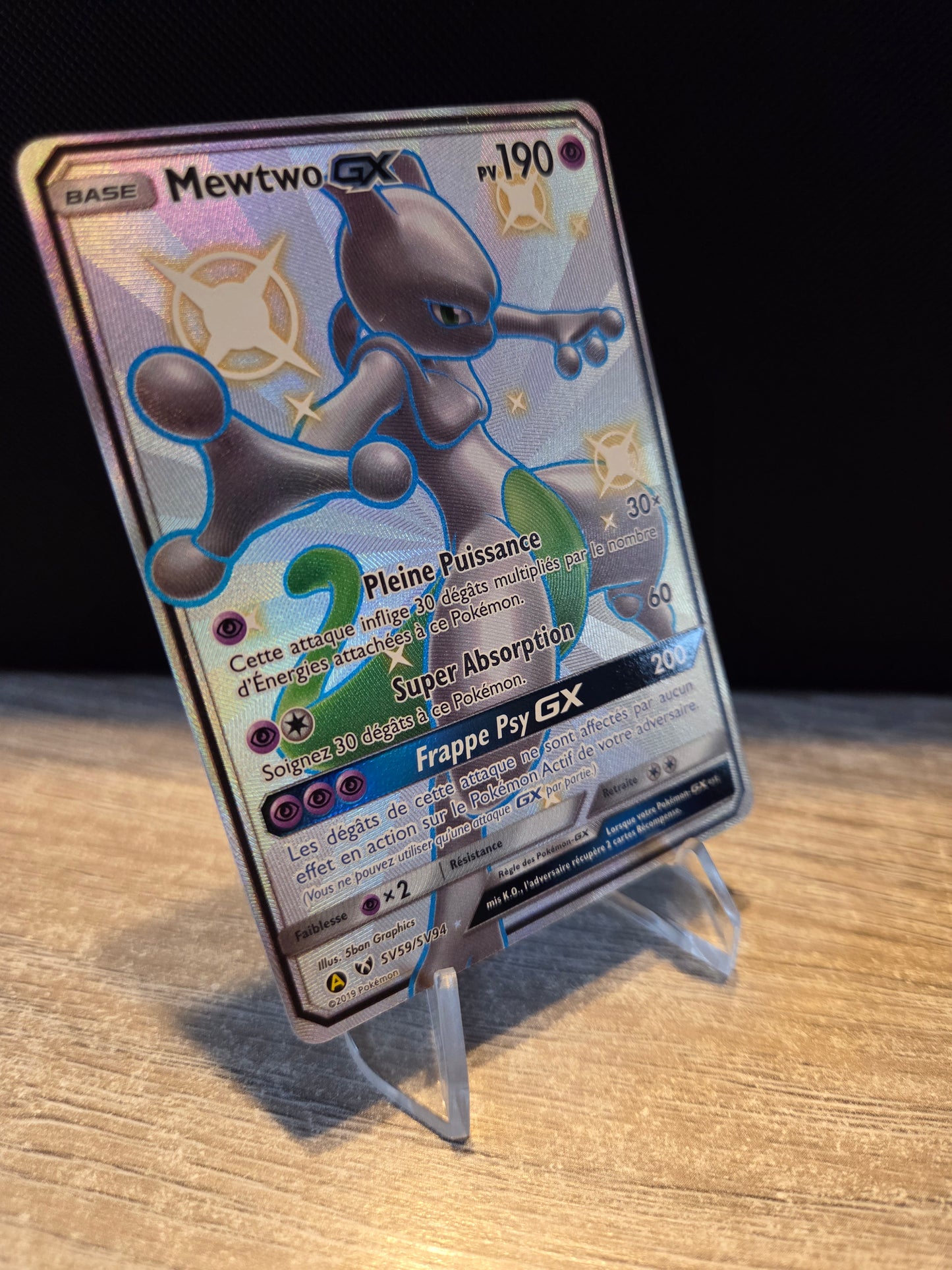 Mewtwo GX SV59/SV94 — Destinées Occultes — FR NM