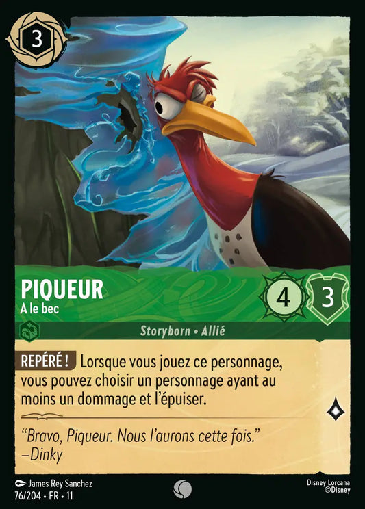 [Chapitre 11] Piqueur - A le bec