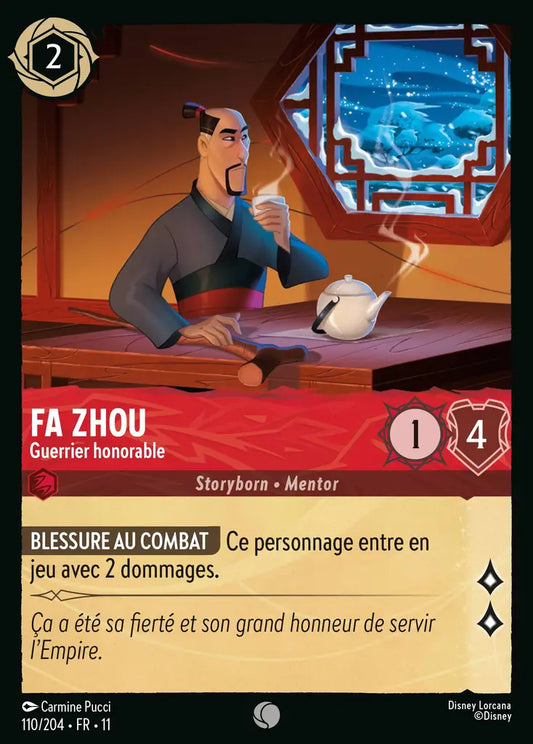 [Chapitre 11] Fa Zhou - Guerrier honorable