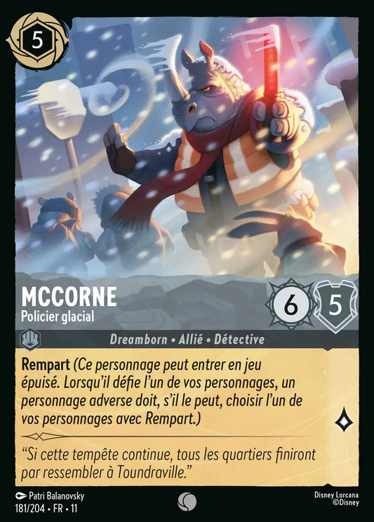 [Chapitre 11] McCorne - Policier glacial