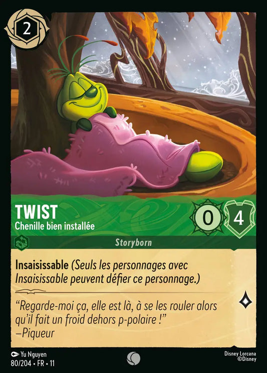 [Chapitre 11] Twist - Chenille bien installée