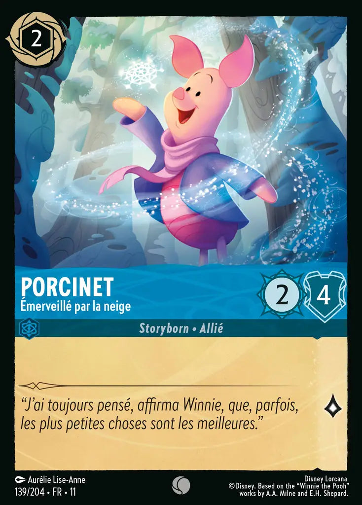 [Chapitre 11] Porcinet - Emerveillé par la neige