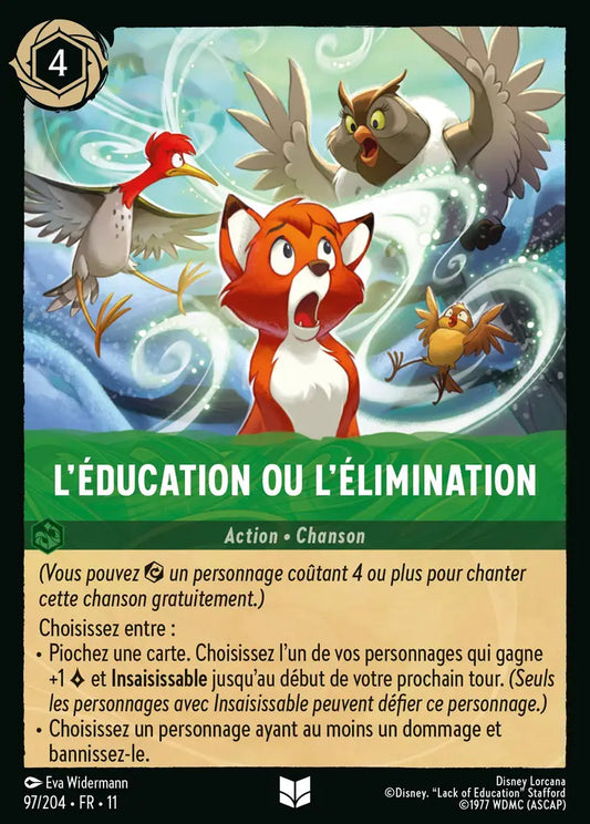 [Chapitre 11] L'éducation ou l'élimination