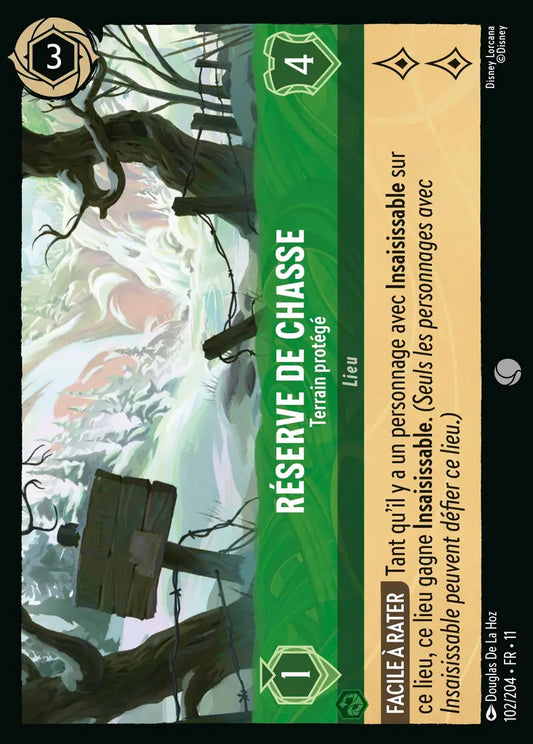 [Chapitre 11] Réserve de chasse - Terrain protégé